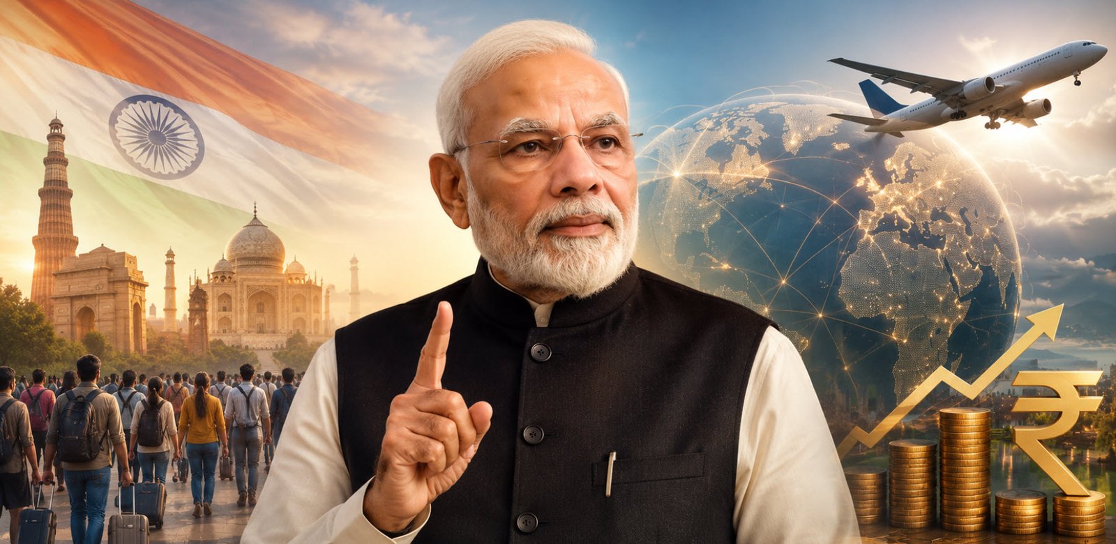 PM Modi Urges Indians to Avoid Foreign Travel as Overseas Spending Patterns Shift